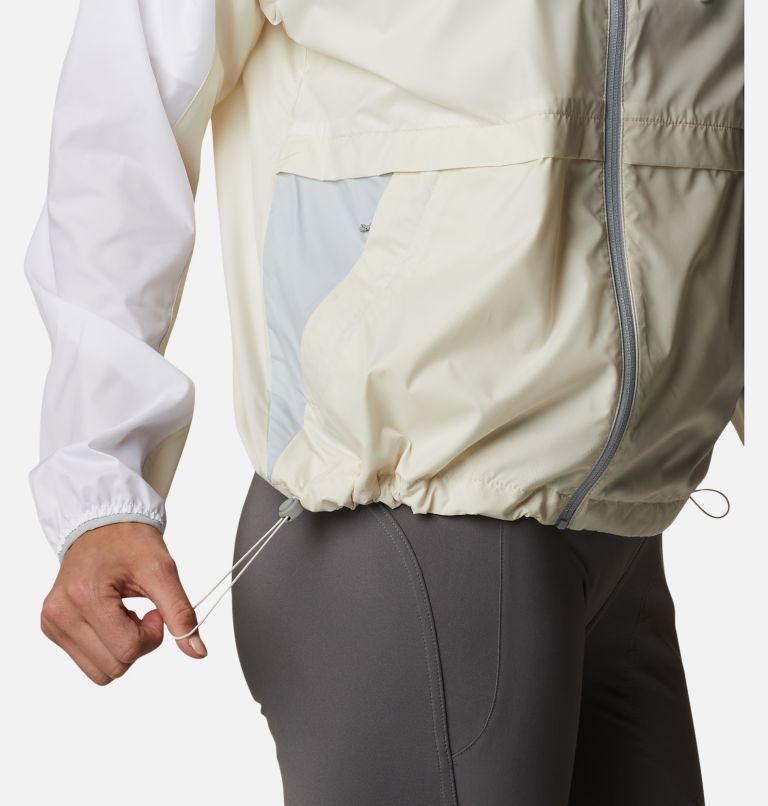 Women's Columbia Alpine Chill Windbreaker Jackets White | CA-TL13C