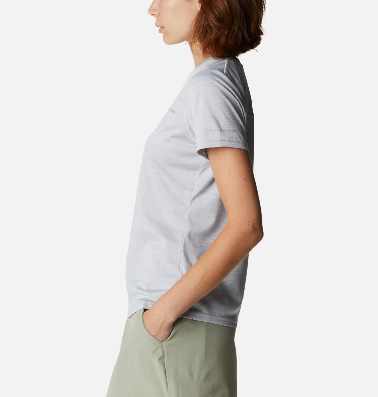 Women's Columbia Alpine Chill Zero Short Sleeve T Shirts Light Grey | CA-C3486