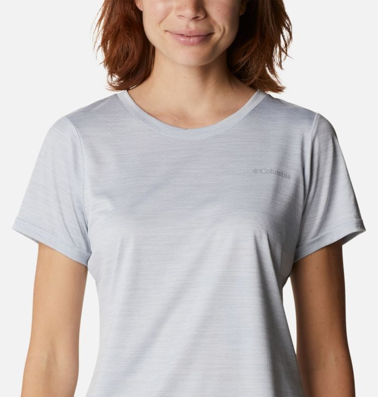 Women's Columbia Alpine Chill Zero Short Sleeve T Shirts Light Grey | CA-C3486