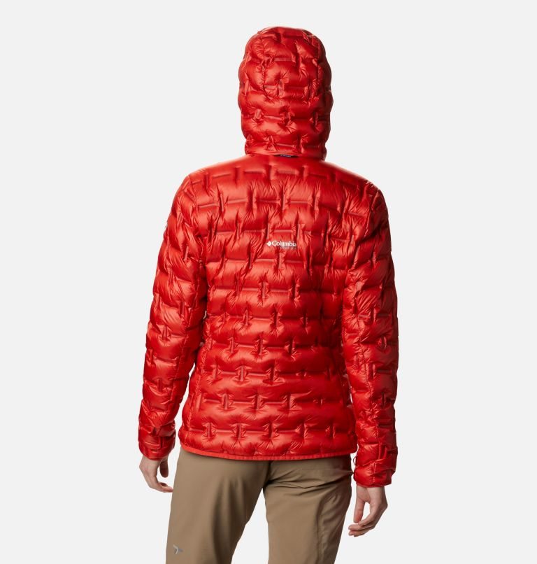 Women's Columbia Alpine Crux Down Jackets Red | CA-R385A