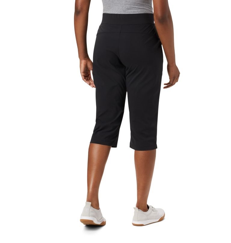 Women's Columbia Anytime Casual Capris Sport Pants Black | CA-K6L18