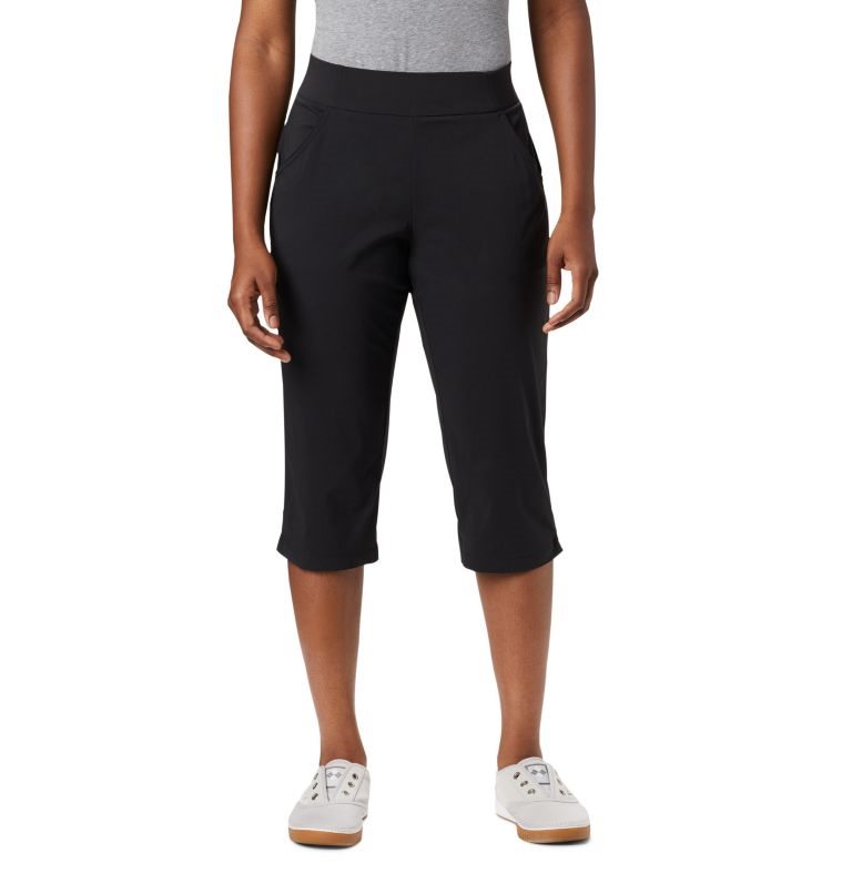 Women\'s Columbia Anytime Casual Capris Sport Pants Black | CA-K6L18