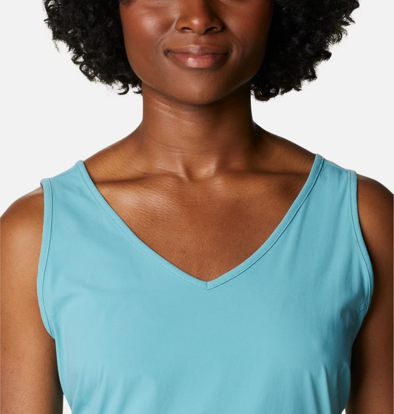 Women's Columbia Anytime Casual III Dress Turquoise | CA-B8456