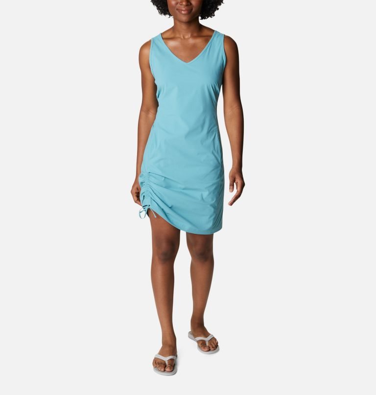 Women\'s Columbia Anytime Casual III Dress Turquoise | CA-B8456