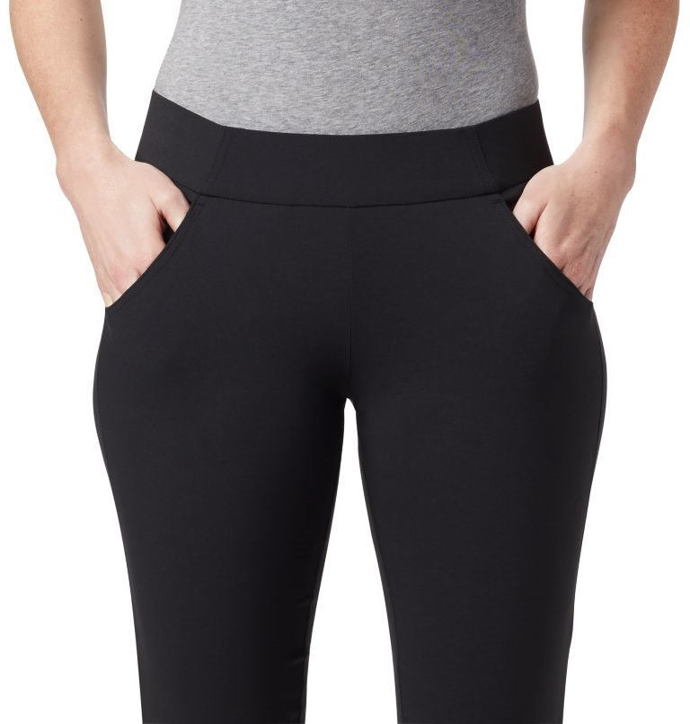 Women's Columbia Anytime Casual Pull On Pants Black | CA-FC34A