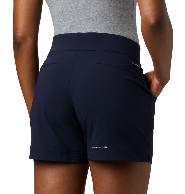 Women's Columbia Anytime Casual Shorts Navy | CA-LC1AL