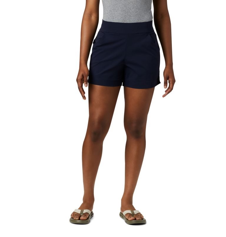 Women\'s Columbia Anytime Casual Shorts Navy | CA-LC1AL