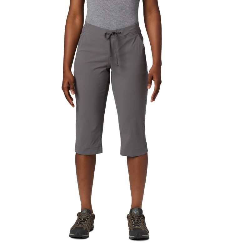 Women\'s Columbia Anytime Outdoor Capris Sport Pants Grey | CA-E8A4L