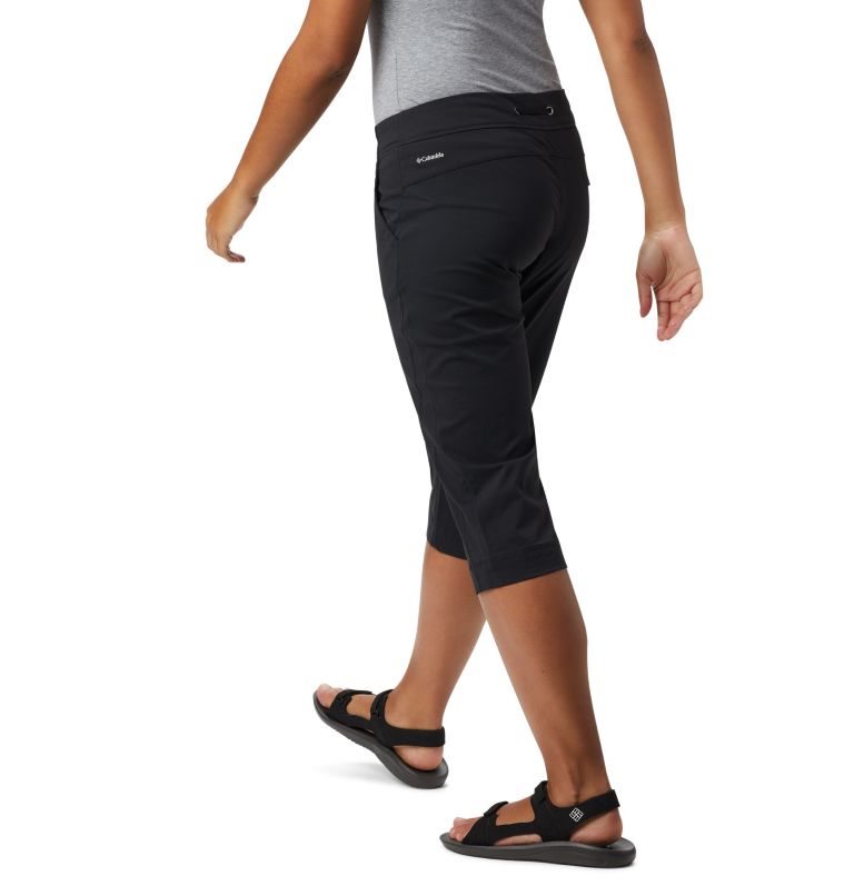 Women's Columbia Anytime Outdoor Capris Sport Pants Black | CA-GL4C8