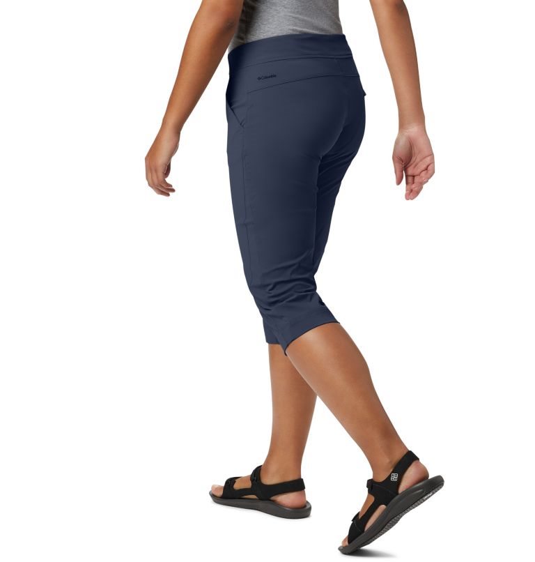 Women's Columbia Anytime Outdoor Capris Sport Pants Navy | CA-WA486