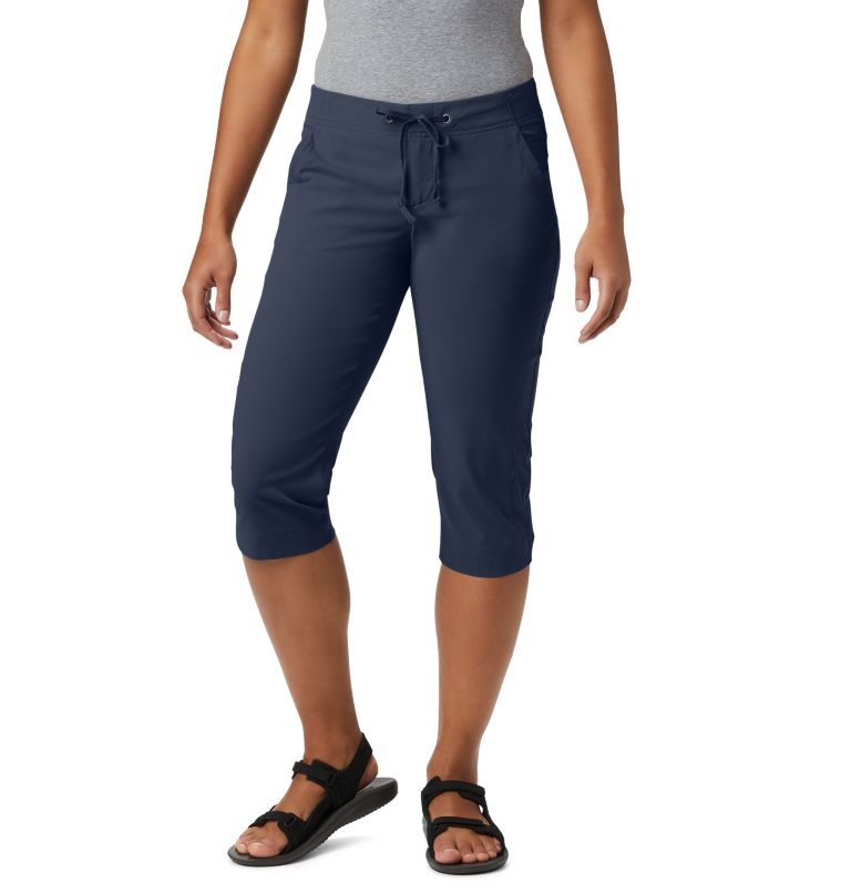 Women\'s Columbia Anytime Outdoor Capris Sport Pants Navy | CA-WA486