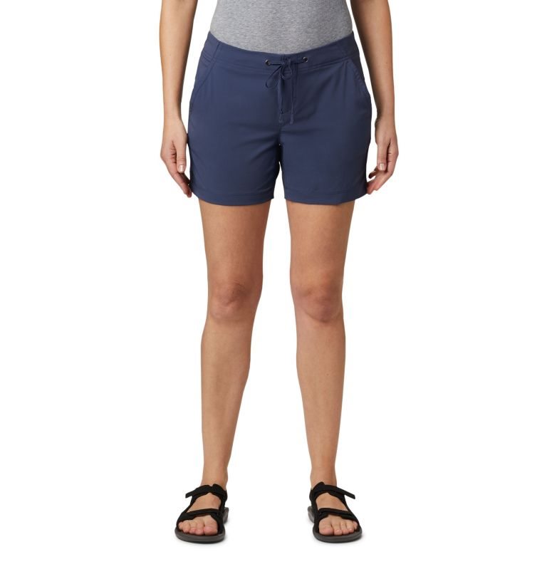 Women\'s Columbia Anytime Outdoor Shorts Navy | CA-M4368