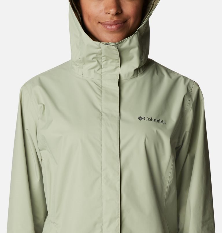 Women's Columbia Arcadia II Rain Jackets Olive | CA-G4L81