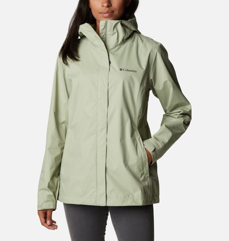 Women\'s Columbia Arcadia II Rain Jackets Olive | CA-G4L81