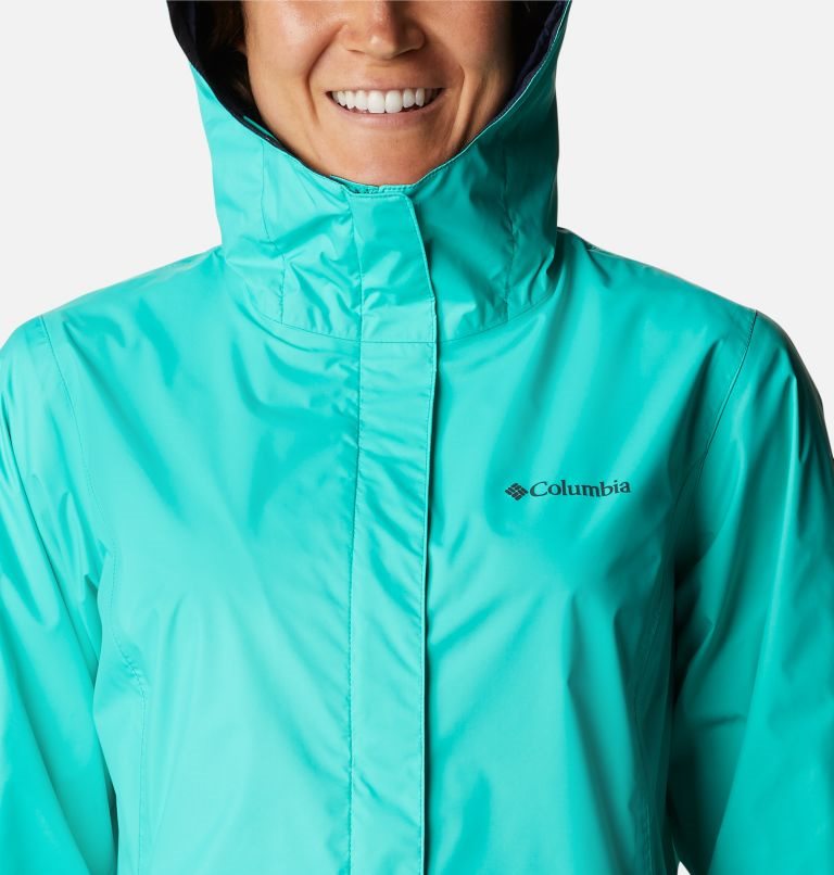 Women's Columbia Arcadia II Rain Jackets Turquoise | CA-GCL01