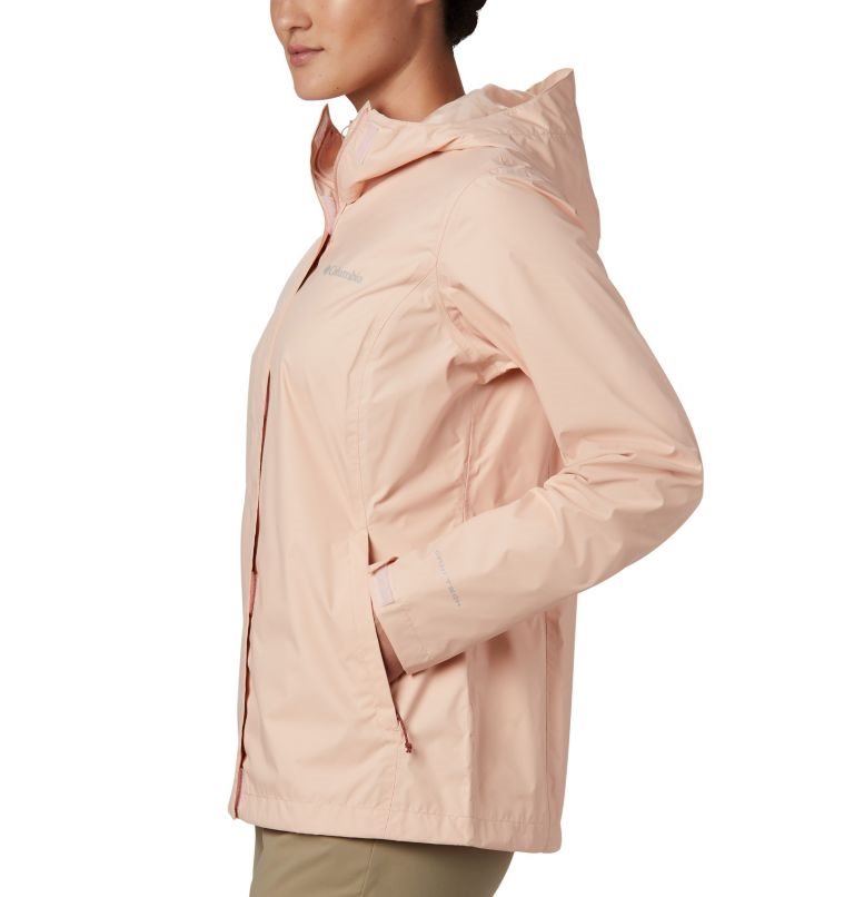 Women's Columbia Arcadia II Rain Jackets Coral | CA-KL0C1
