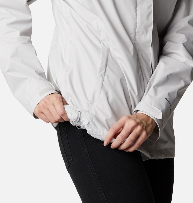 Women's Columbia Arcadia II Rain Jackets Light Grey | CA-X58L4