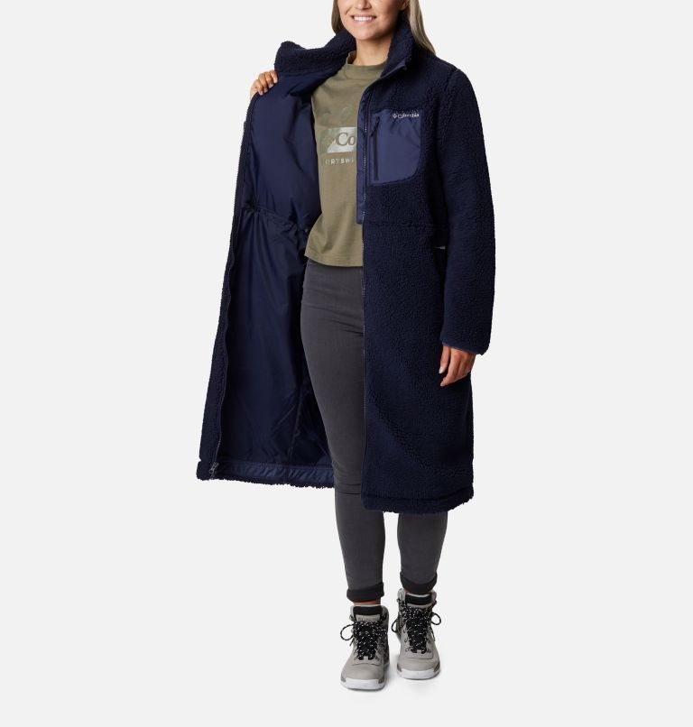 Women's Columbia Archer Ridge Long Jackets Navy | CA-CC85L