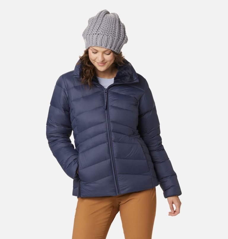 Women\'s Columbia Autumn Park Down Jackets Navy | CA-S4836