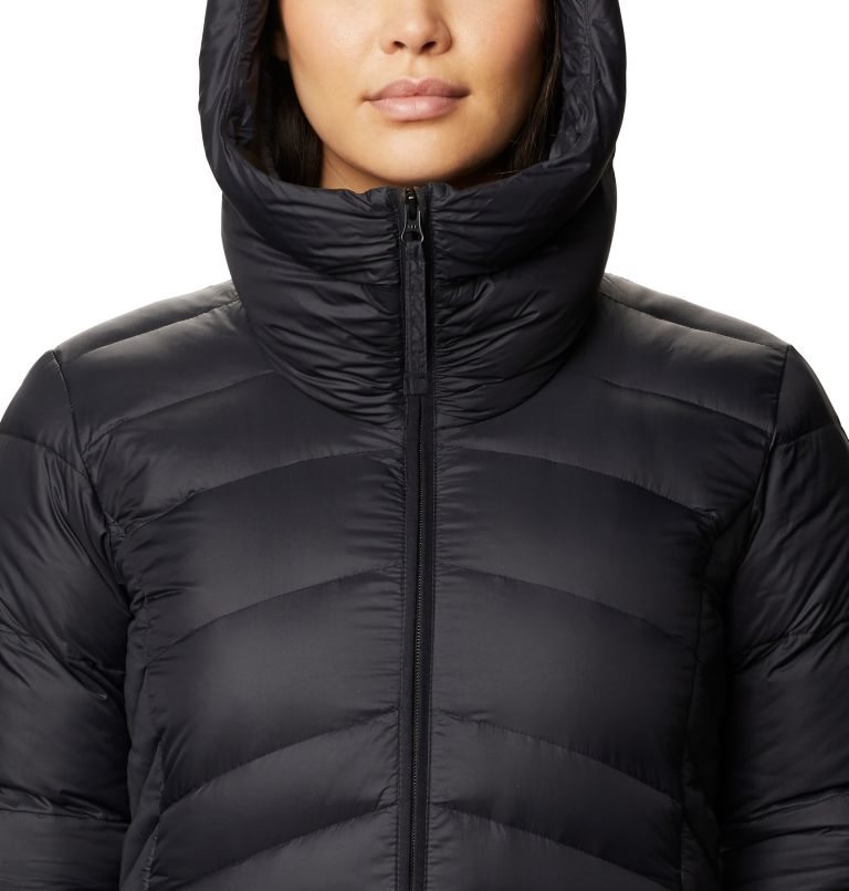 Women's Columbia Autumn Park Hooded Down Jackets Black | CA-C65CL