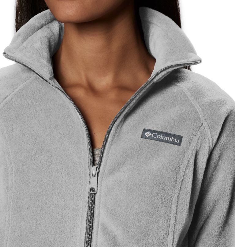 Women's Columbia Benton Springs Full Zip Fleece Jackets Grey | CA-E6318