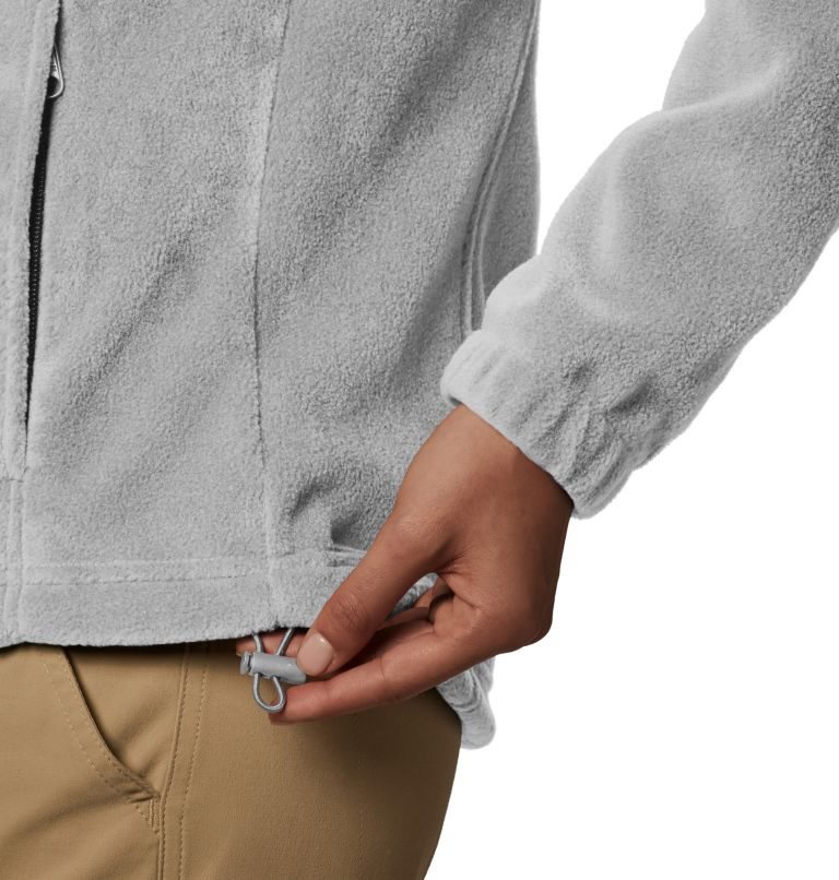 Women's Columbia Benton Springs Full Zip Fleece Jackets Grey | CA-E6318