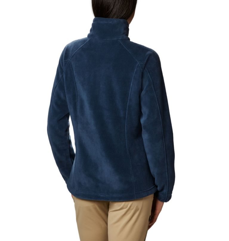 Women's Columbia Benton Springs Full Zip Fleece Jackets Navy | CA-J31L5