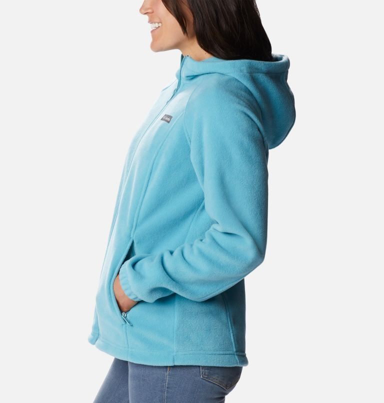 Women's Columbia Benton Springs Full Zip Fleece Jackets Turquoise | CA-J35A6