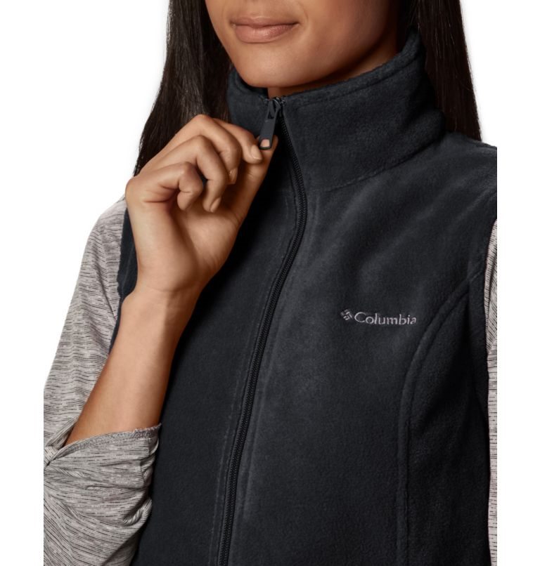 Women's Columbia Benton Springs Vest Black | CA-YC6A3