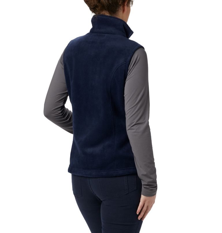 Women's Columbia Benton Springs Vest Navy | CA-E1085