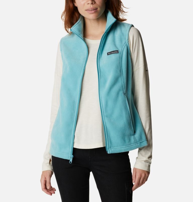 Women\'s Columbia Benton Springs Vest Turquoise | CA-VLA48