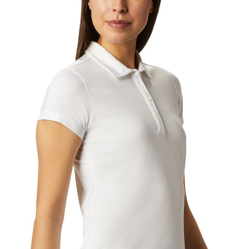 Women's Columbia Birdie Golf Polo Shirts White | CA-VL16C