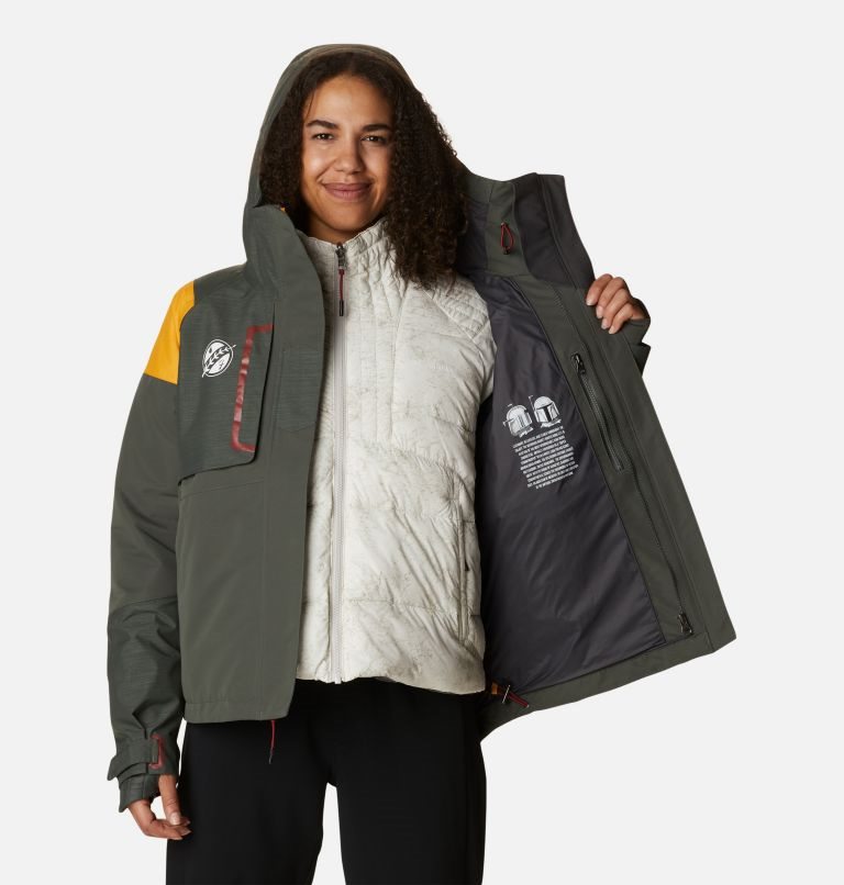 Women's Columbia Boba Fett Interchange Jackets Dark Grey | CA-S60C4