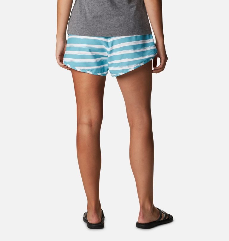 Women's Columbia Bogata Bay Stretch Printed Shorts Stripe | CA-D1AC8