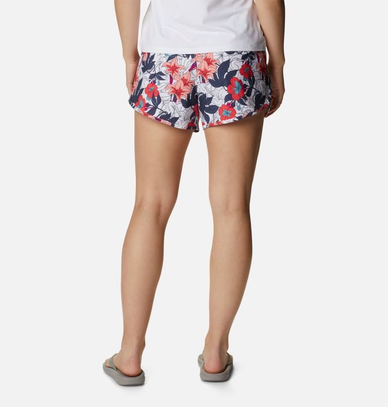 Women's Columbia Bogata Bay Stretch Printed Shorts Flower | CA-H586L