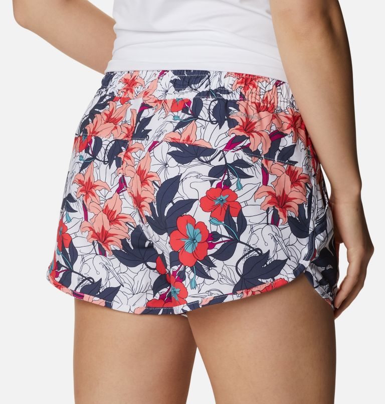 Women's Columbia Bogata Bay Stretch Printed Shorts Flower | CA-H586L