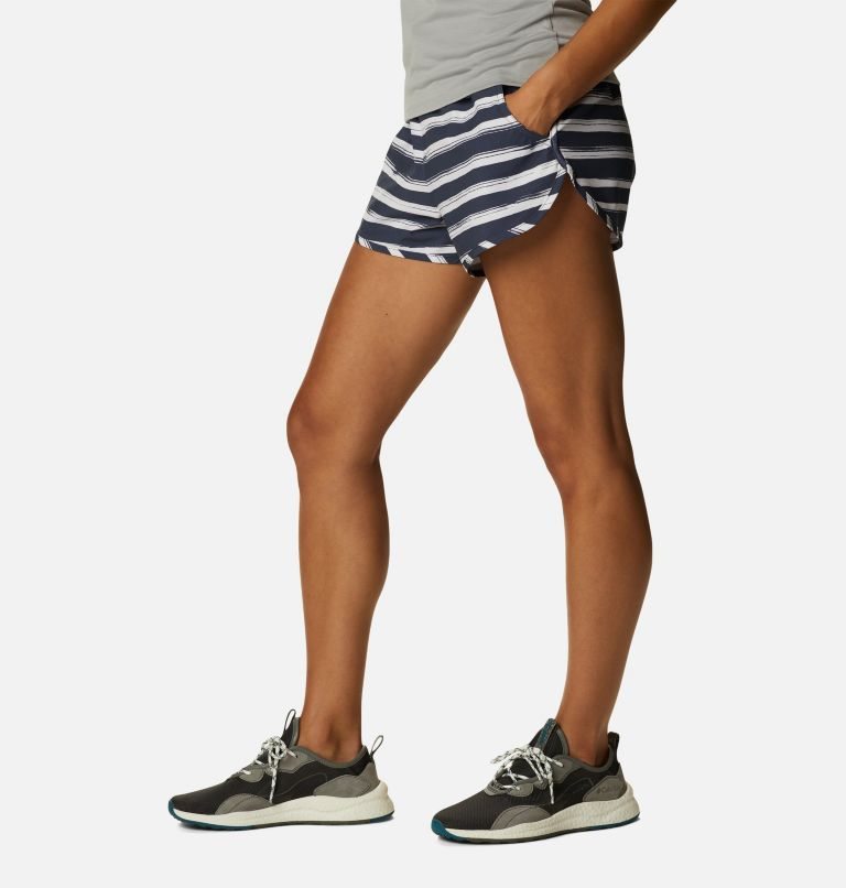 Women's Columbia Bogata Bay Stretch Printed Shorts Stripe | CA-J5AC8