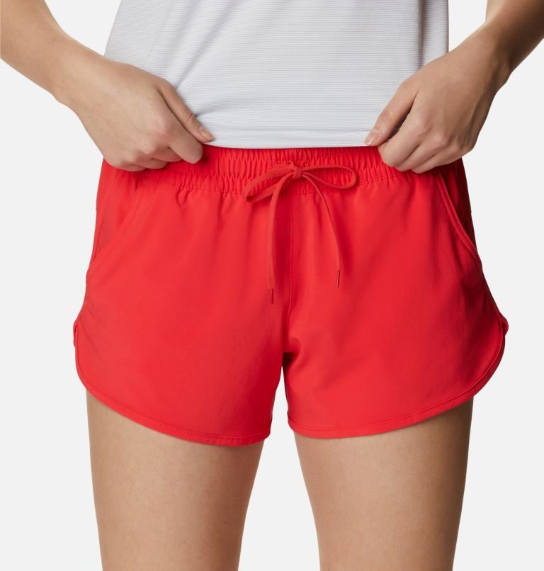 Women's Columbia Bogata Bay Stretch Shorts Red | CA-CCA60