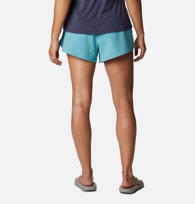 Women's Columbia Bogata Bay Stretch Shorts Turquoise | CA-O1846