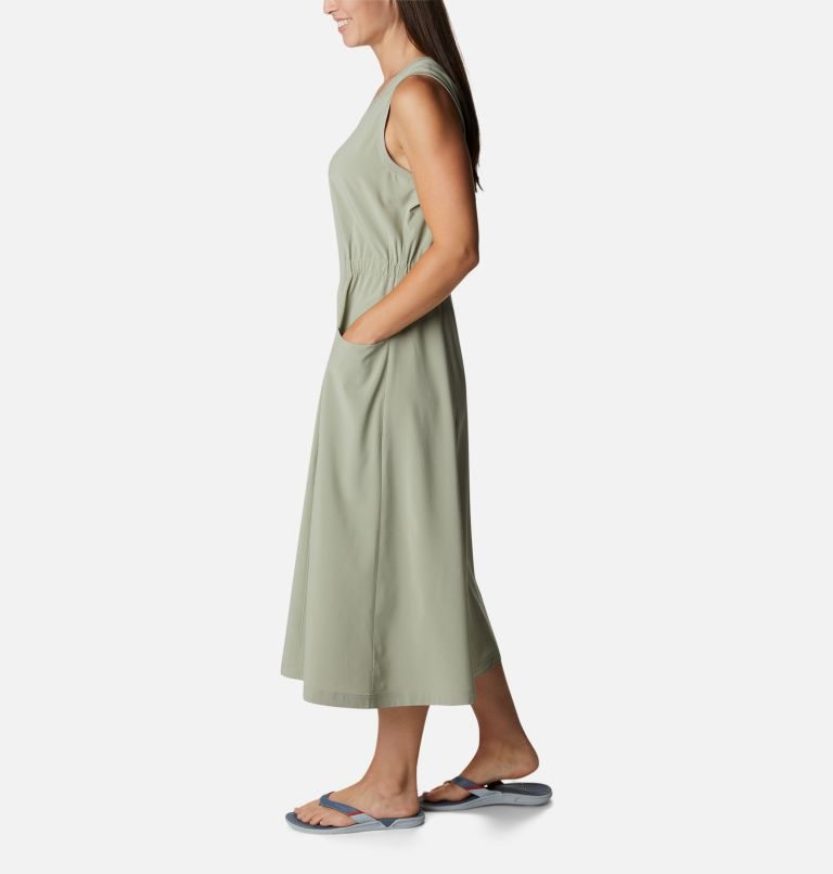 Women's Columbia Bowen Lookout Dress Green | CA-O1L35