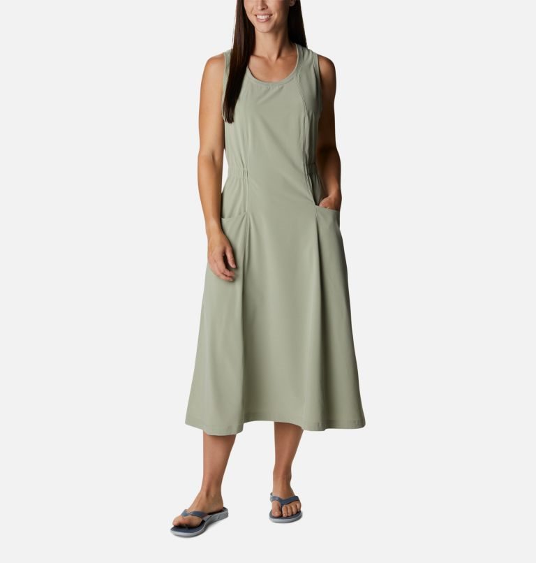 Women\'s Columbia Bowen Lookout Dress Green | CA-O1L35