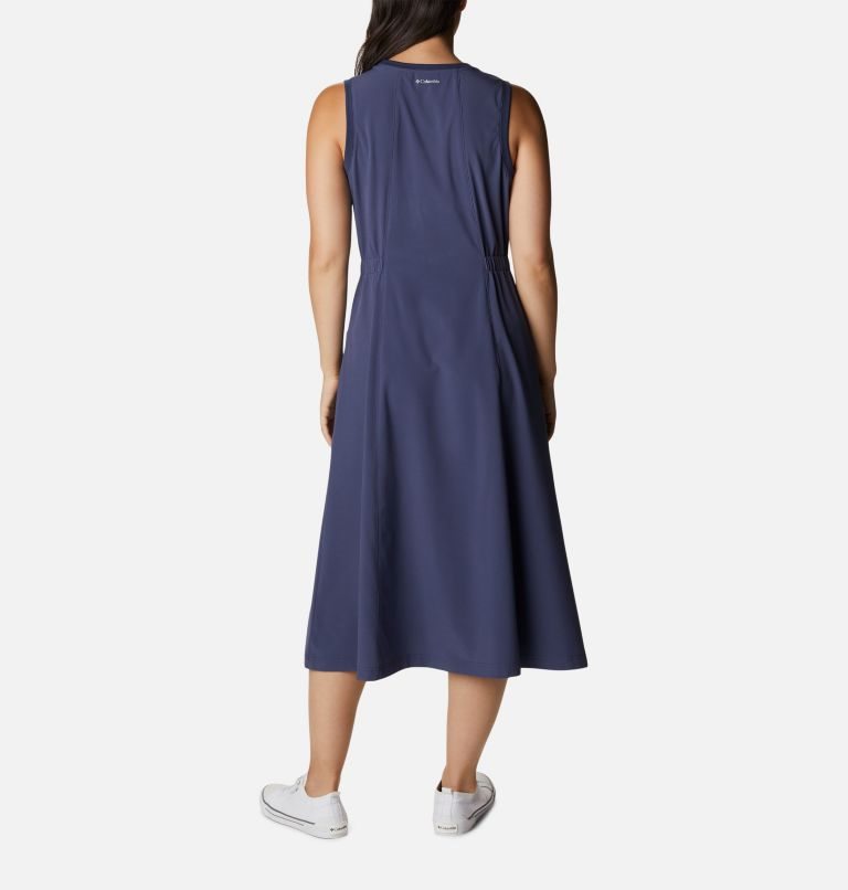 Women's Columbia Bowen Lookout Dress Navy | CA-J4AC6