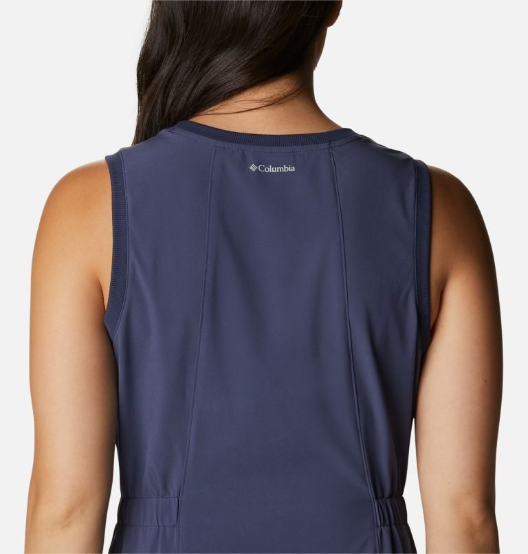 Women's Columbia Bowen Lookout Dress Navy | CA-J4AC6