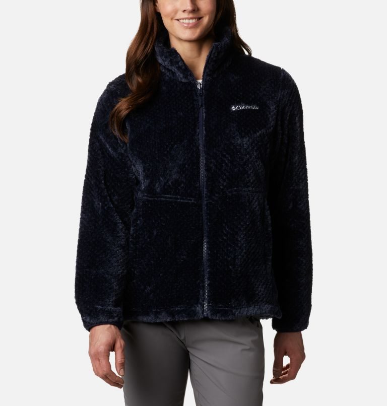 Women's Columbia Bugaboo II Interchange Fleece Jackets Orange / Navy | CA-S53AC
