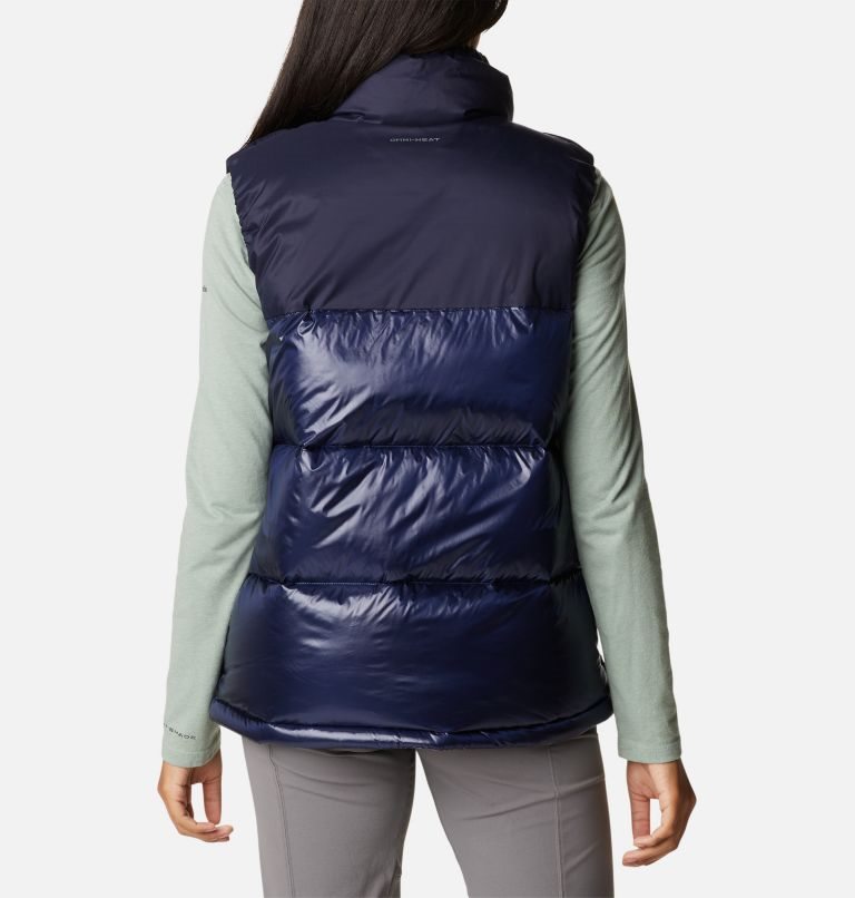 Women's Columbia Bulo Point Omni-Heat Infinity Down Vest Navy | CA-IC308