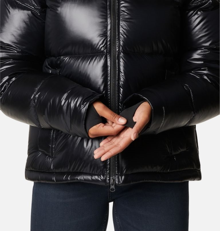 Women's Columbia Bulo Point Omni-Heat Infinity Down Jackets Black | CA-JL8C0