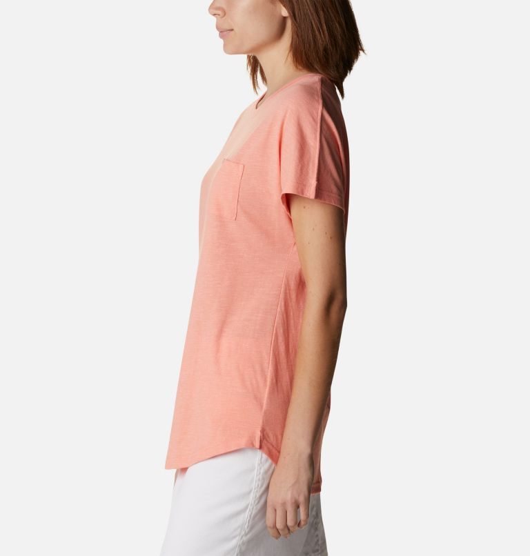 Women's Columbia Cades Cape T Shirts Coral | CA-K18C4