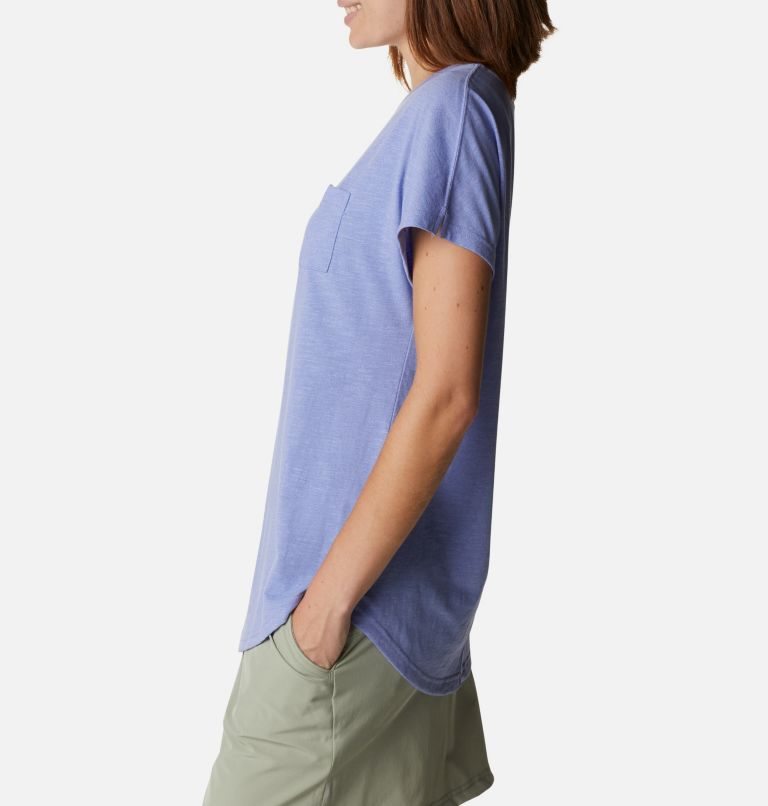 Women's Columbia Cades Cape T Shirts Lavender | CA-AA35C