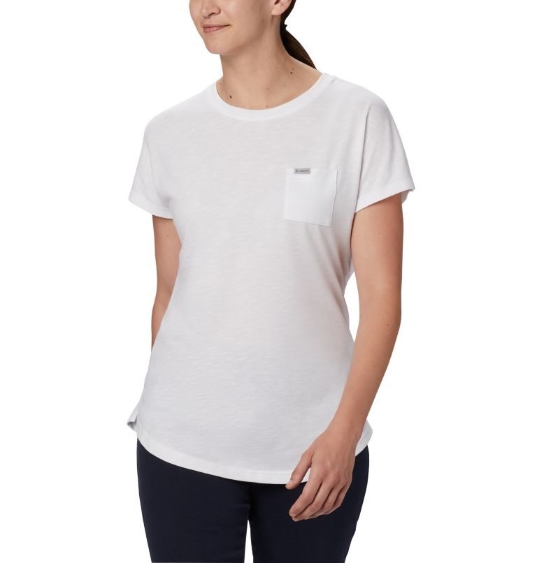 Women\'s Columbia Cades Cape T Shirts White | CA-CAL56