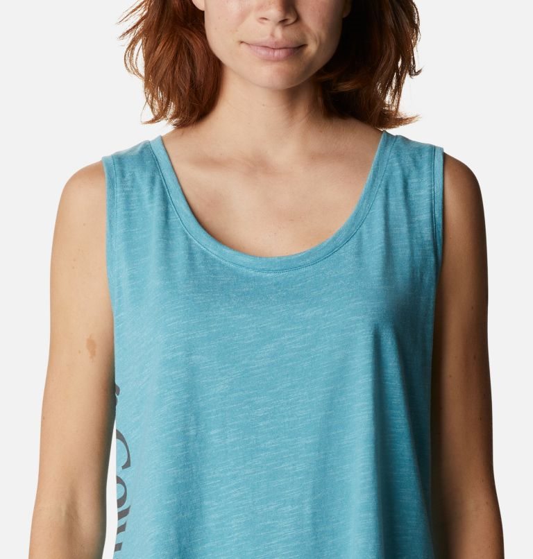 Women's Columbia Cades Cape Tanks Turquoise | CA-TL68C